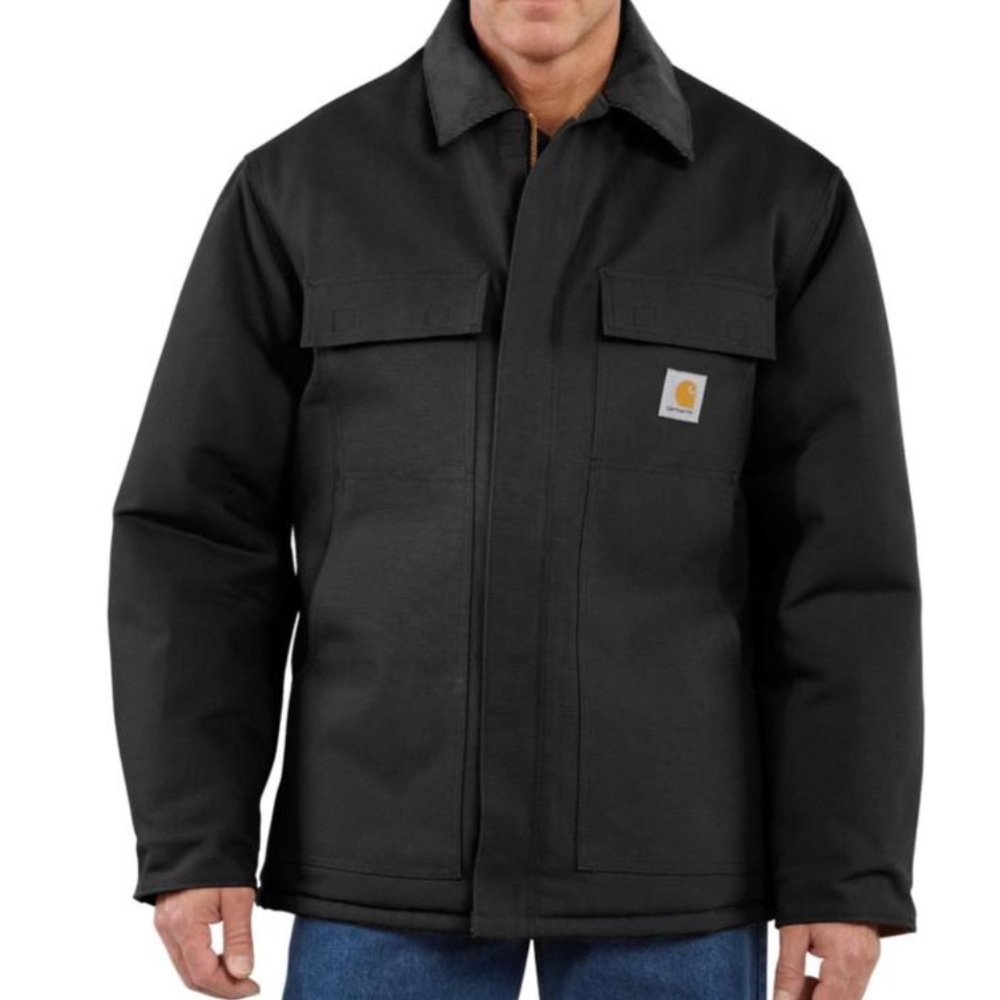 Carhartt Duck Traditional Coat Arctic Quilt Lined Work Jacket Men’s‎ Size Large